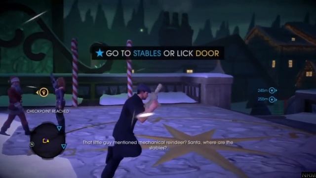 Saints Row 4: How The Saints Save Christmas All Cutscenes HD GAME