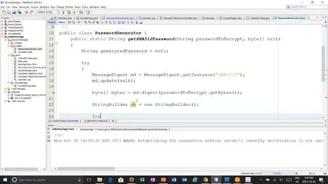 Volunteer App - hashing a password смотреть онлайн