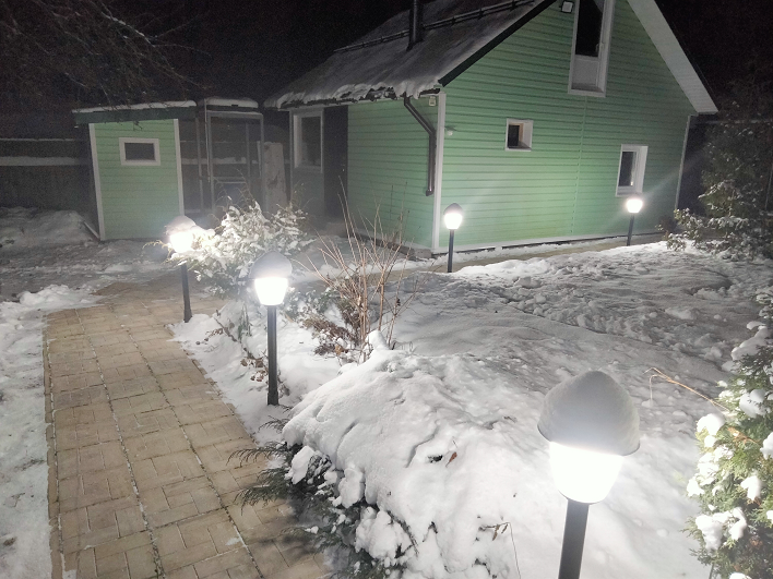 ЗИМА. ОСВЕЩЕНИЯ САДА и ДОРОЖЕК смотреть онлайн