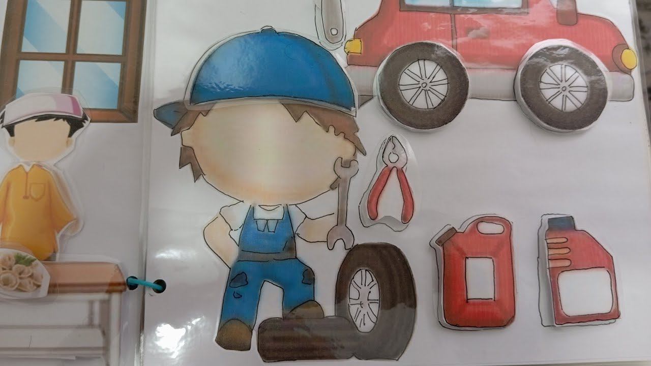 Игровой домик для Мальчика на липучках!! Paper game book смотреть онлайн