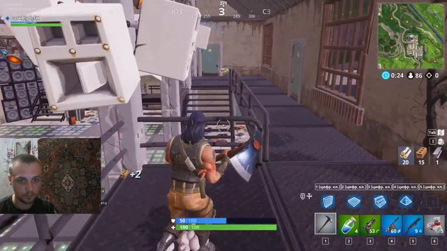 ☆Учусь играть в Fortnite дубль 2☆ смотреть онлайн