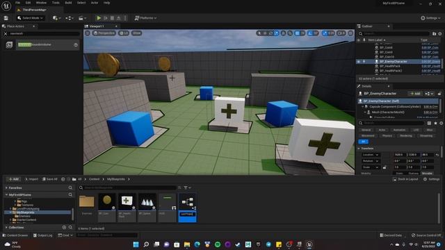 Unreal Engine 5 Tutorial Series - Part 6: Enemy Damage and Projectiles смотреть онлайн
