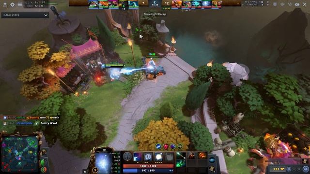 Io Safe Lane Gameplay - Patch 7.27a (Dota 2 Gameplay) смотреть онлайн