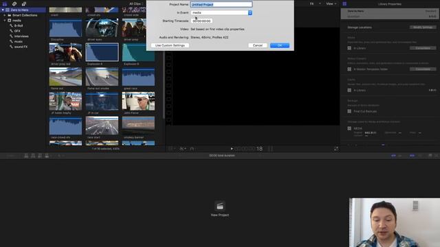 Apple Final Cut Pro X. Базовый уровень. Занятие №1. Дмитрий Ларионов смотреть онлайн