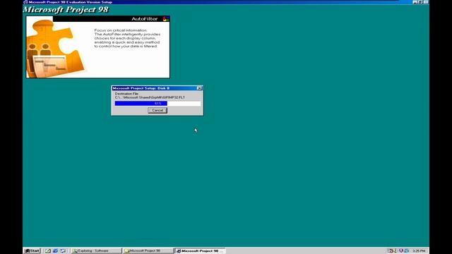 Installing Microsoft Project 98 смотреть онлайн