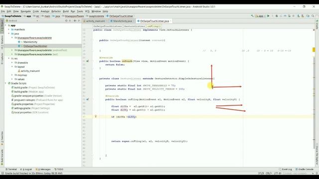 Android- Swipe to Delete Recyclerview, LinearLayout, Relative layout смотреть онлайн
