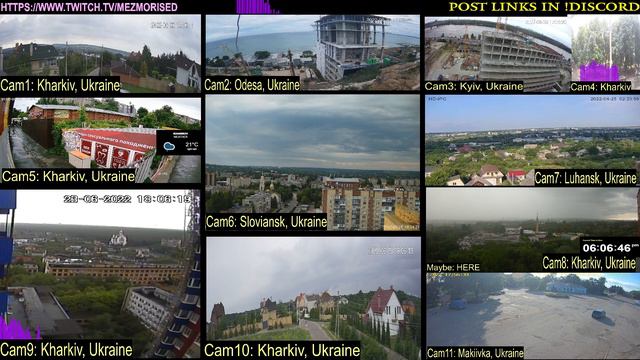 Jun 23: UKRAINE RUSSIA WAR 24/7 LIVE CAMS OF THE CRISIS IN UKRAINE Part 1/2