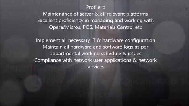 Hotel IT Manager- Brisbane- Managing all Information Technology & Strategies for the Entire Propert смотреть онлайн