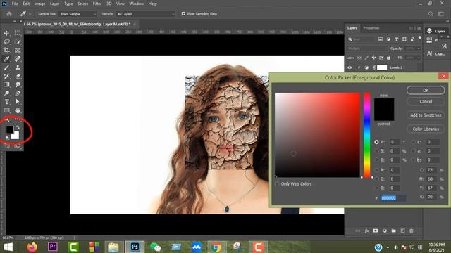 Cracked Skin In Photoshop | Photoshop Tutorial For Beginners | Photo Editing Tutorial смотреть онлайн