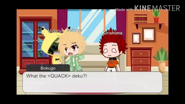 Kirishima And Bakugo Make Denki Cry?! ~Gacha Club~ Kamideku