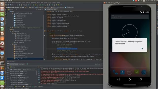 Resolving Common Android Exceptions While Programming смотреть онлайн