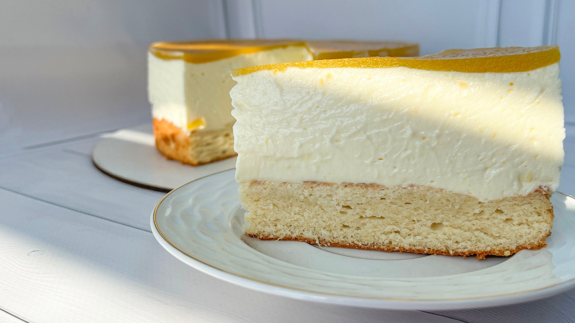 Тропический Манговый Торт с Йогуртовым Муссом Легко и Быстро!