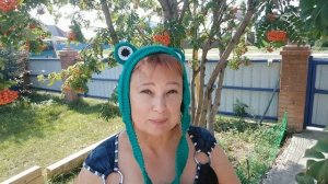 ШАПКА ПОВЯЗКА ЛЯГУШКА #вязание_от_А_до_Я