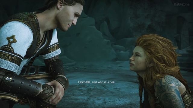 Atreus Has A Crush On Thor's Daughter Thrud (All Scenes) - God Of War Ragnarok PS5 2022