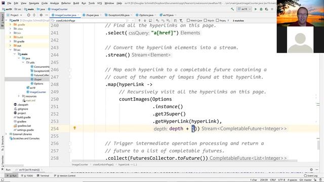 Web-crawling Image Counter with Java Completable Futures смотреть онлайн