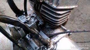 Как поменять трос газа на мопеде Карпаты ??