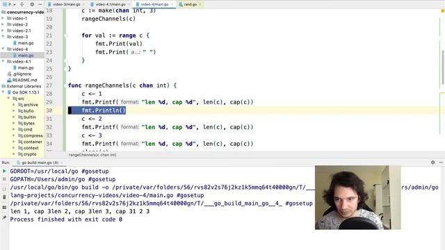 #4 Concurrencia en Golang - #Channels - anatomía, canales direccionales, funciones y ejemplos смотреть онлайн