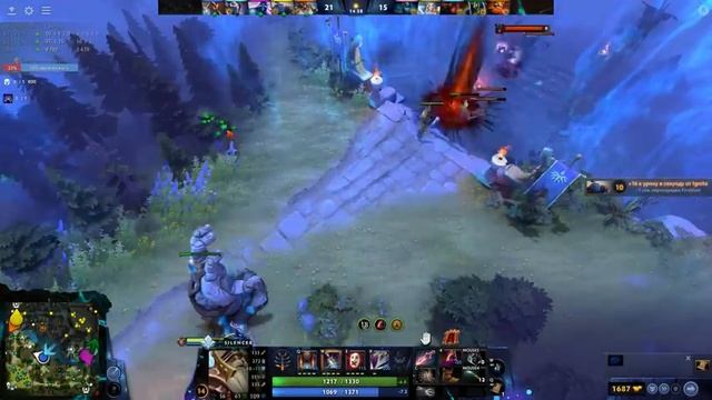 У НИХ НЕТ МАНЫ НА КНОПКИ? САЙЛЕНСЕР ИМБА В ПАТЧЕ 7.33?SILENCER DOTA 2 смотреть онлайн