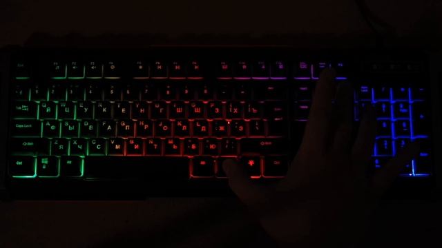 Пример работы клавиатуры Oklick 717G Black Death смотреть онлайн