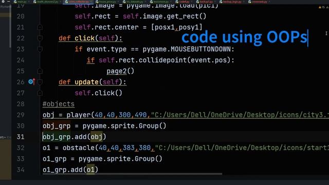 SIMPLE GAME MADE USING PYTHON смотреть онлайн