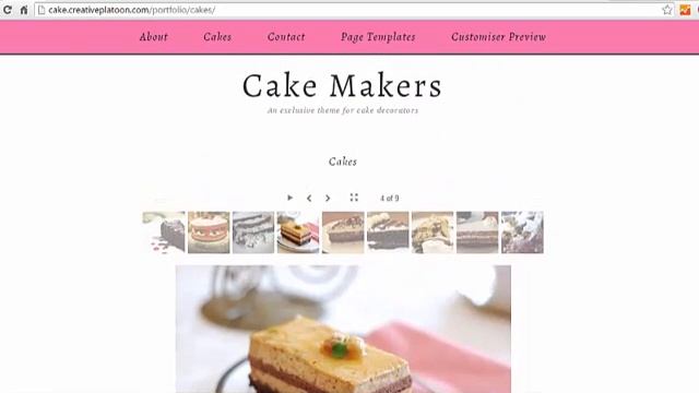 DEMO of WordPress cheap website Jump Start Packages for Cakers смотреть онлайн