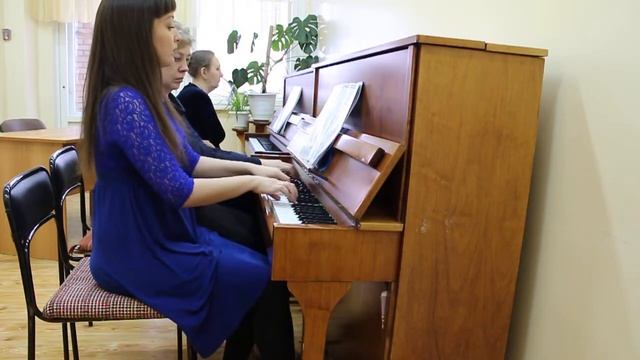 В.Шевердин "Вальс" исполняют Палкина Ч.Ф., Гимранова Г.Г., Саликова Н.З. смотреть онлайн