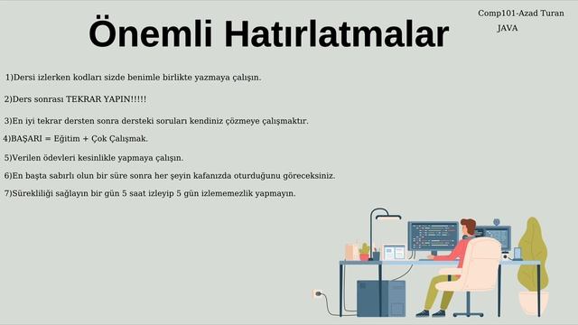 COMP101 JAVA - GİRİŞ смотреть онлайн