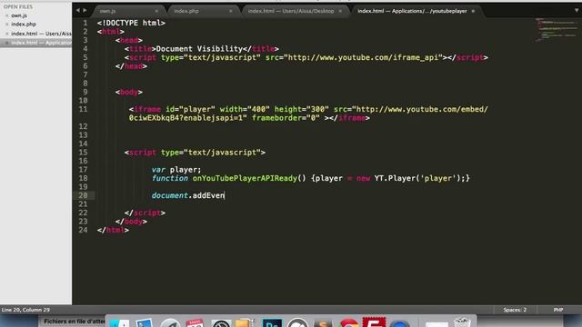 JavaScript tutorial : Stop a video on leaving a page [Arabic] смотреть онлайн