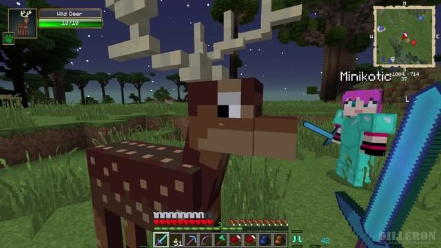 ч.17 Minecraft Загадочные приключения - Лабиринт в Сумеречном лесу смотреть онлайн