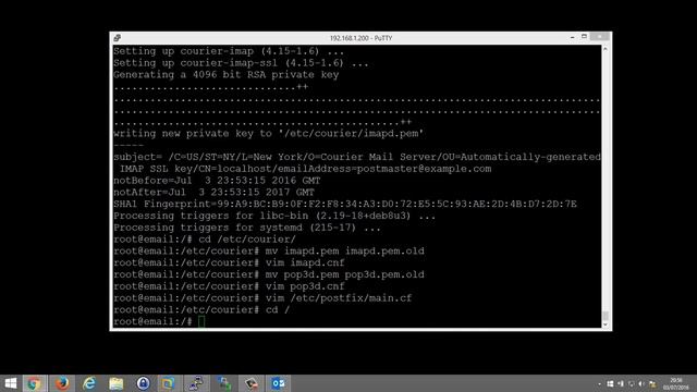 Servidor de E-mail com Postfix + SquirrelMail + Outlook смотреть онлайн