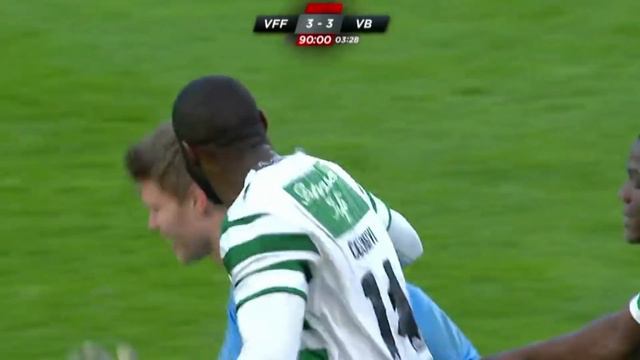 Friis' vanvittige scoring mod Vejle смотреть онлайн
