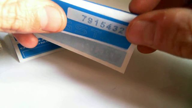 Клеящиеся пломбы наклейки Барьер 100 мм на 20 мм смотреть онлайн