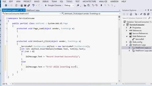 Insert Delete Update Select Using Web Service and Stored Procedure Using ASP.NET смотреть онлайн