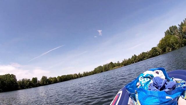 Bootsfahrt BESTWAY HF TRECK X1 Schlauchboot