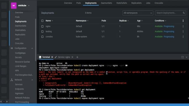 Expose Nginx Service by using Kubernetes смотреть онлайн