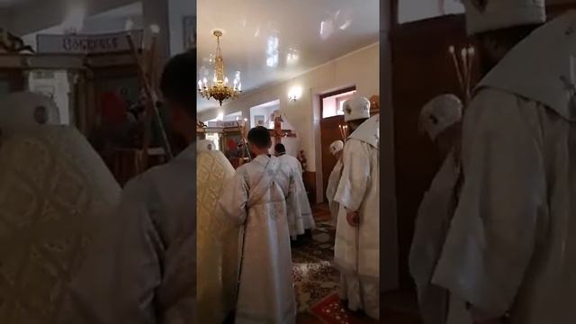 Торжественное Богослужение Владыки Амвросия 23.08.2020 в аг.Лукском Жлобинского района смотреть онлайн