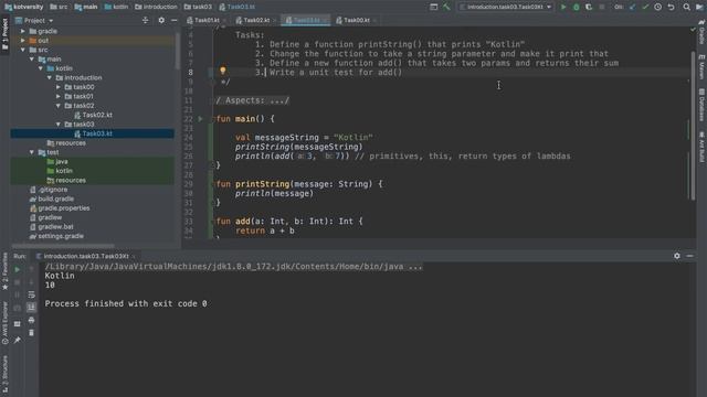 Kotlin By Example - Defining Functions смотреть онлайн