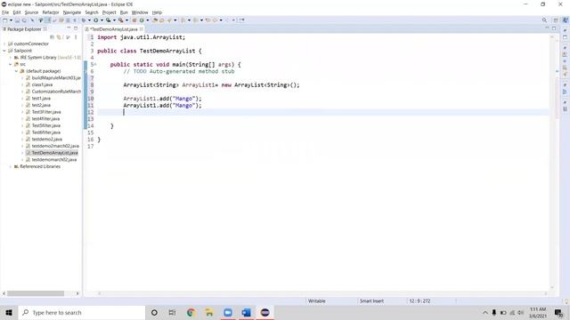 Java Basic Tutorial ArrayList-Free class смотреть онлайн