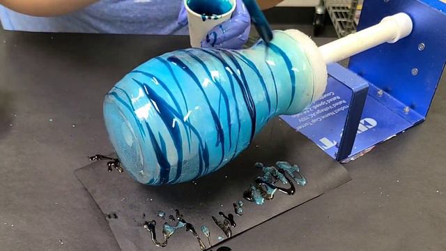Blue lagoon resin vase смотреть онлайн