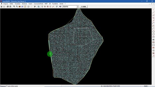 Importando DXF e gerando curvas de nível, malha triangular no TopoGRAPH TG98-SE смотреть онлайн