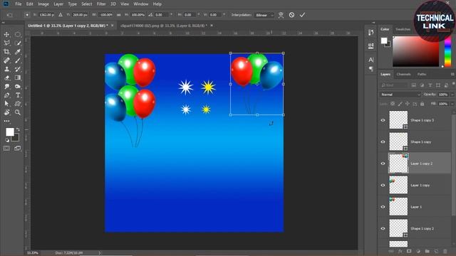 How to Design Happy Birthday Card in Photoshop CC Tutorial # 5 смотреть онлайн