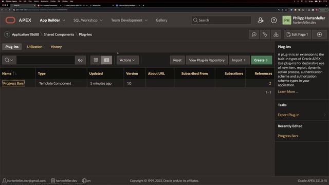 Template Components in Oracle APEX 23.1 смотреть онлайн