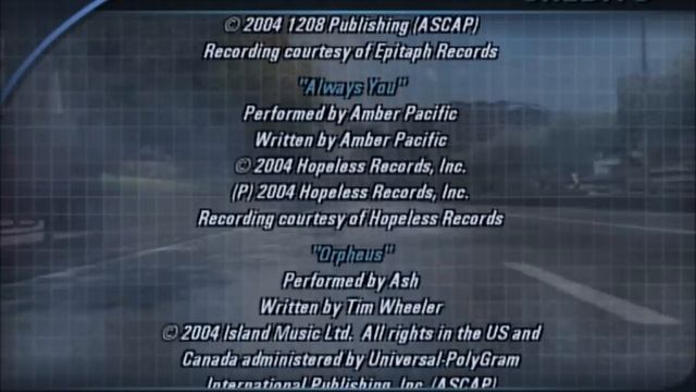 Burnout 3: Takedown - Credits смотреть онлайн