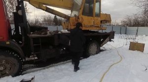 Автокран маз "ИВАНОВЕЦ" 14 тонник "ПРОДАЖНЫЙ" обзор)))ПРОДАН!!!!!!!!