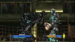 Real steel(Atom vs Zeus)игра Живая сталь-Атом против Зевса