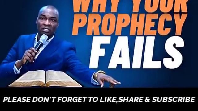 THIS IS WHY YOUR PROPHECY FAILS | HOW TO BRING IT TO PASS | APOSTLE JOSHUA SELMAN смотреть онлайн