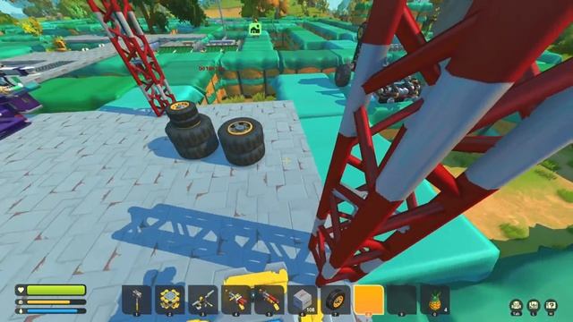 Скрап Механик- Выживание (Строю Крепость В лабиринте!!!)  #3 #scrapmechanic# Scrap Mechanic!!!