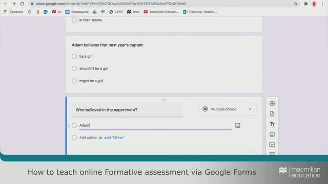How To Teach Online Formative Assessment Via Google Forms