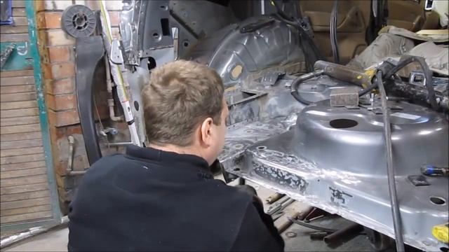 Porsche. Body repair. Ремонт кузова. смотреть онлайн