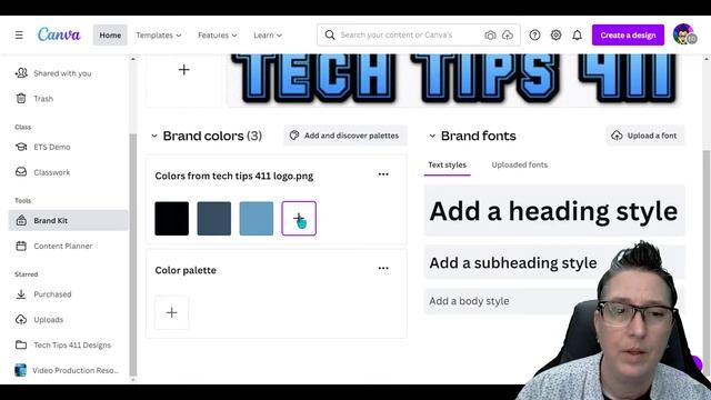 How to Use Canva - Brand Kit (Quick Tip) смотреть онлайн